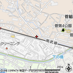 稲田水道工務店社屋周辺の地図