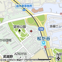 東京都八王子市松が谷42周辺の地図