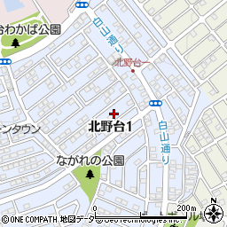 東京都八王子市北野台1丁目27周辺の地図