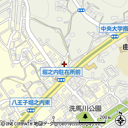 東京都八王子市堀之内174周辺の地図