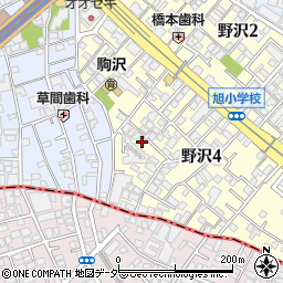 東京都世田谷区野沢4丁目20-16周辺の地図