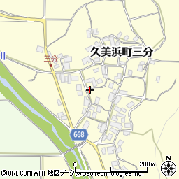 京都府京丹後市久美浜町三分417-1周辺の地図