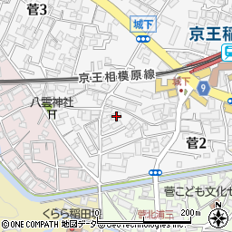 神奈川県川崎市多摩区菅2丁目14-30周辺の地図