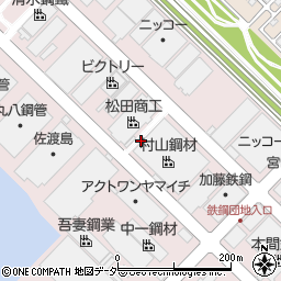 千葉県浦安市港周辺の地図