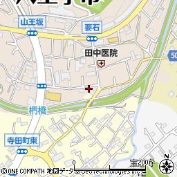東京都八王子市椚田町87周辺の地図