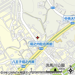 東京都八王子市堀之内181周辺の地図