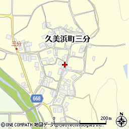 京都府京丹後市久美浜町三分308周辺の地図