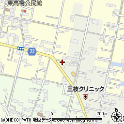 山梨県笛吹市石和町東高橋392周辺の地図