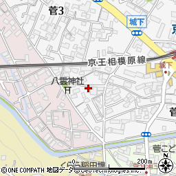 神奈川県川崎市多摩区菅2丁目18-8周辺の地図