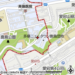東京都八王子市鹿島132周辺の地図