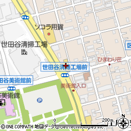 東日本三菱自動車販売（株）世田谷店周辺の地図