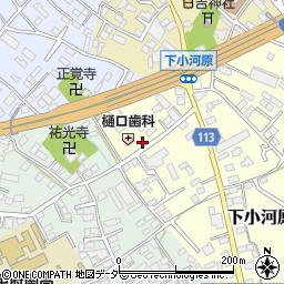 山梨県甲府市下小河原町242-2周辺の地図