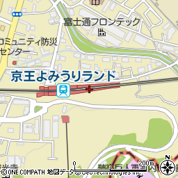 京王よみうりランド駅周辺の地図