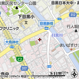 東京都目黒区下目黒2丁目20周辺の地図