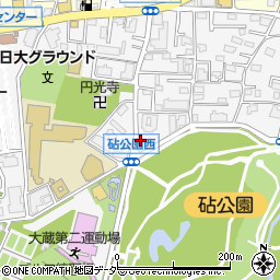 東京都世田谷区大蔵1丁目14-9周辺の地図