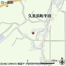 京都府京丹後市久美浜町平田423周辺の地図