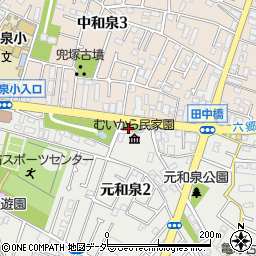 田中橋児童遊園周辺の地図
