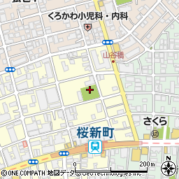 世田谷新町公園トイレ周辺の地図