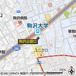 サイゼリヤ 駒沢大学駅東口店周辺の地図
