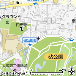 東京都世田谷区大蔵1丁目14周辺の地図