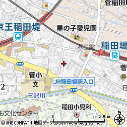 菅町会　菅会館周辺の地図