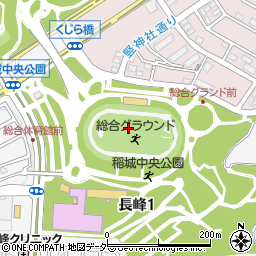 稲城中央公園総合グラウンド周辺の地図