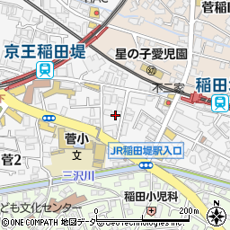 神奈川県川崎市多摩区菅2丁目4周辺の地図