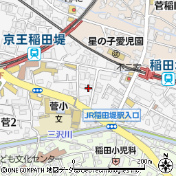 神奈川県川崎市多摩区菅2丁目4周辺の地図