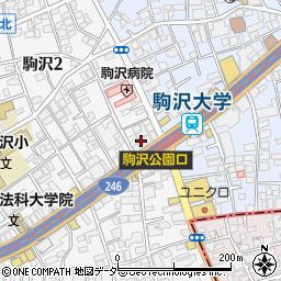 アット（ＡＴＴ）指導会・駒沢教室周辺の地図