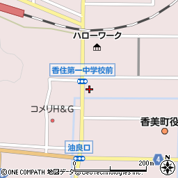 株式会社三輪清商店　香住インター給油所周辺の地図