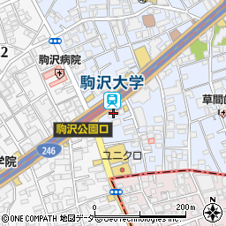 きらぼし銀行世田谷支店 ＡＴＭ周辺の地図