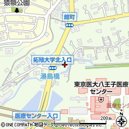 東京都八王子市館町702周辺の地図
