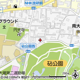 東京都世田谷区大蔵1丁目14-3周辺の地図