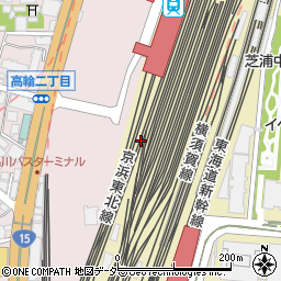 LAT．25° 品川駅店周辺の地図