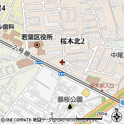 セブンイレブン千葉桜木北２丁目店周辺の地図