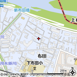 神奈川県川崎市多摩区布田周辺の地図