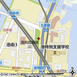 東京都港区港南3丁目2周辺の地図
