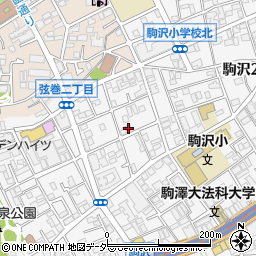 東京都世田谷区駒沢2丁目23-4周辺の地図