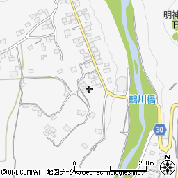 山梨県上野原市鶴川303周辺の地図