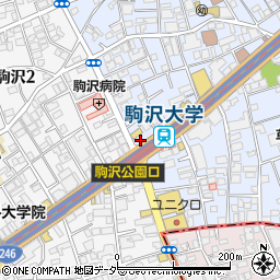 ゴールドパーチェス　駒沢大学駅前店周辺の地図