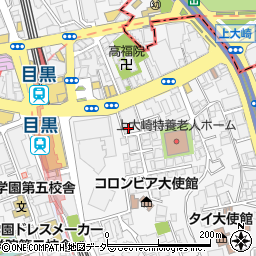 東京都品川区上大崎3丁目2-9周辺の地図