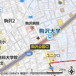 駒沢大塚クリニック周辺の地図
