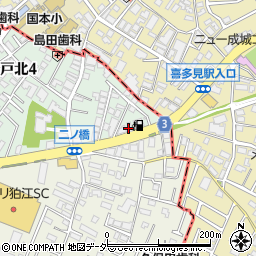 株式会社ニシヤマ　狛江給油所周辺の地図