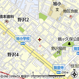 東京都世田谷区野沢2丁目18周辺の地図