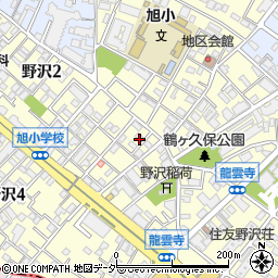 東京都世田谷区野沢2丁目16周辺の地図