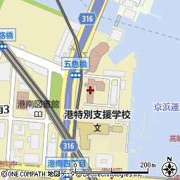 東京港建設事務所周辺の地図