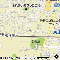 東京都稲城市矢野口2590-1周辺の地図