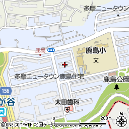 東京都八王子市鹿島10周辺の地図