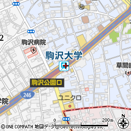 駒沢大学駅 東京都世田谷区 駅 路線図から地図を検索 マピオン