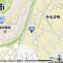 東京都八王子市小比企町2890周辺の地図